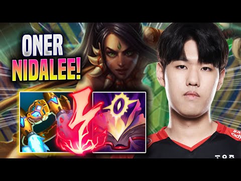 ONER PERFECT GAME WITH NIDALEE! - T1 Oner Plays Nidalee JUNGLE vs Kayn! | Season 2022