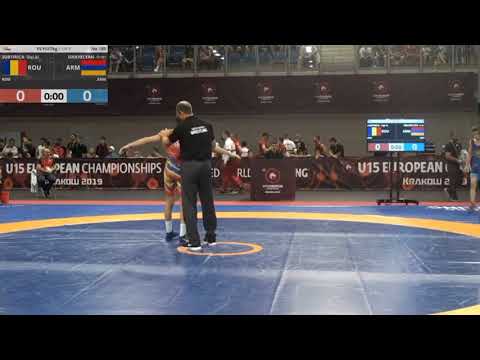1/4 FS - 57kg: Aren Israyelyan (Arm) v. K. Gigi M. Subtirica  (Rou)
