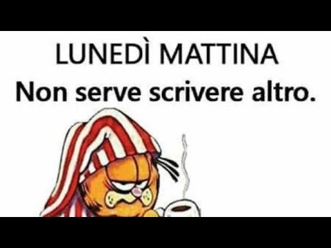Se Il Lunedì Fosse Una Persona