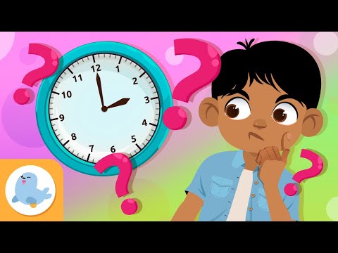 La hora ⌚ Aprende a decir la hora 👦 En punto, y cuarto, y media y menos cuarto ⏰ RECOPILACIÓN