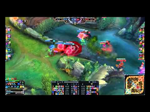 League of Legends CLG Doublelift - Kalista vs Sivir - ADC - Highlights 2015