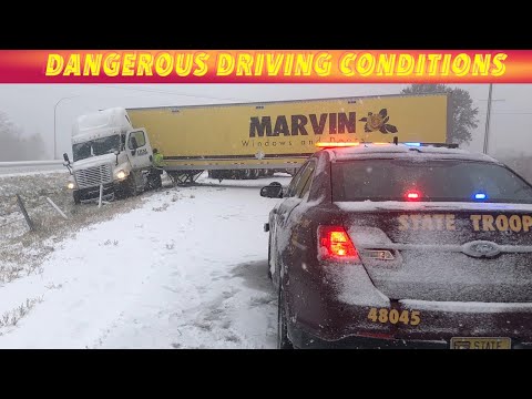 21 Vehicles Hit The Ditch Or Crash In Minnesota