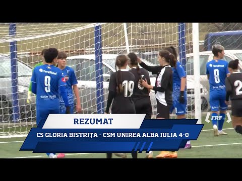 SuperLiga Feminină, Etapa 13: CS Gloria Bistrița - CSM Unirea Alba Iulia 4-0, (Rezumat, 22.11.2025)
