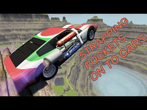 STRAPPING ROCKETS ON CARS - BeamNG.drive - JATO and Ram Plow for Everything