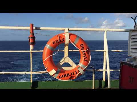 Frachtschiffreise. Mit der „Grande Brasile“ von Hamburg nach Montevideo.