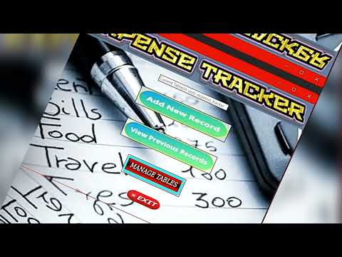 Gui Based Expense Tracker Python Tkinter Shorts