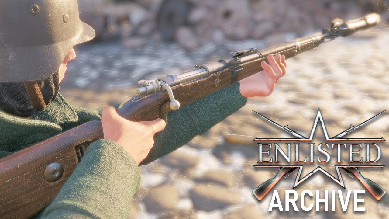 Enlisted Showcase - Karabiner 98k (Gewehr-Granatwerfer 40 Launcher)