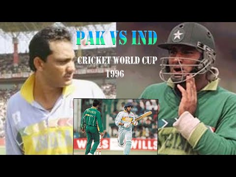 **Unforgettable Match** Pakistan Vs India - Cricket World Cup 1996 Quarterfinal