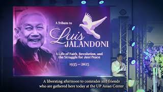 Philippine democratic groups honor Ka Louie Jalandoni