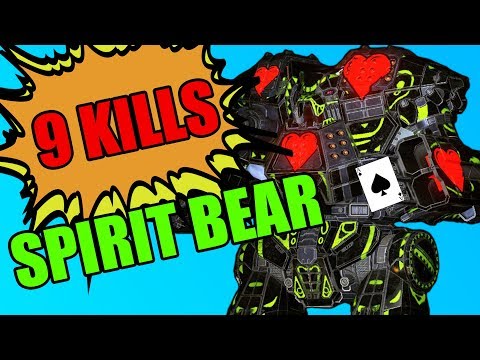 The Ace of Spades - 9 Kills Kodiak Spirit Bear - MechWarrior Online - TTB