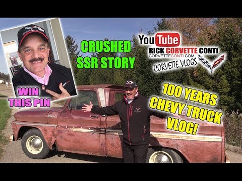 CRUSHED SSR STORY a RUSTY '65  & 100 YEARS OF CHEVY TRUCKS with RICK CONTI Video
