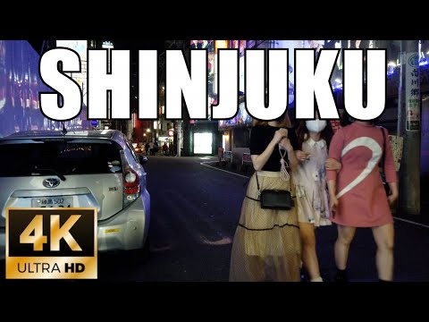 【4K】Night Walk in Tokyo Red Light District - Shinjuku Kabukicho