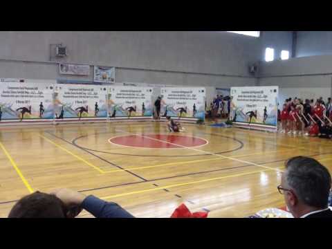 Lucrezia Tassi. Medaglia d'oro al torneo regionale di ginnastica aerobica