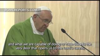 Pope Francis at Santa Marta: We experience Christ's forgiveness when recognizing our sins