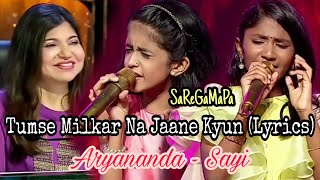 Download lagu Tumse Milkar Na Jaane Kyun (Lyrics) Aryananda - Sayi - Lil Champs 2020 - Javed Ali - Alka Yagnik mp3