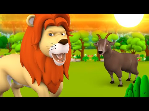 Cartoon Dubbing for Lion and Goat