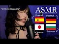 🌏 Multillingual ASMR | Español, Deutsch, Japanese, Bulgarian | Trigger Words, Close Up Whispers 🌙