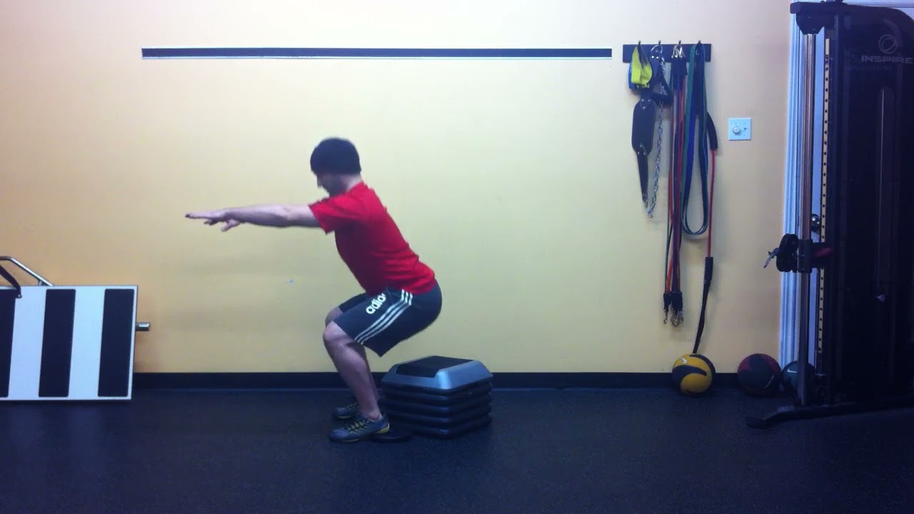 5. Level 4 Box Squat (Side View)