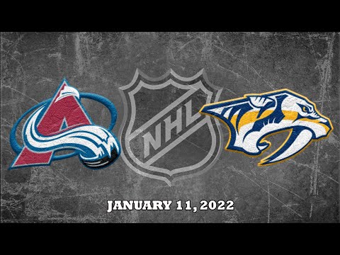 NHL Avalanche vs Predators | Jan.11, 2022