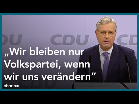CDU-Parteitag: Bewerbungsrede von Norbert Röttgen