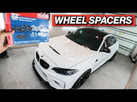 PERFECT WHEEL FITMENT ON ANY BMW - H&R Wheels Spacers Install f87 m2