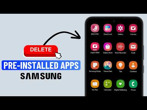 How to Uninstall Pre-Installed Apps Samsung Phone (No Root or PC Required)