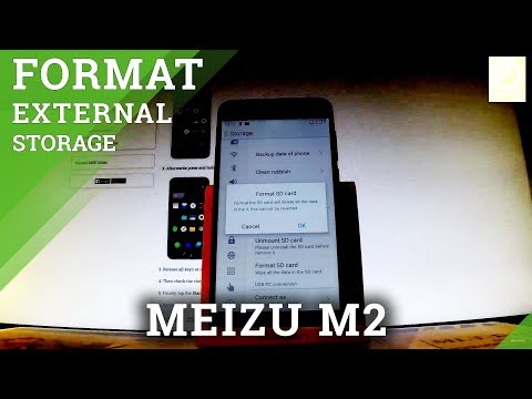How to Format SD Card in MEIZU M2 - Delete Data from External Storage