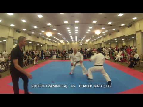 WKU WORLD CHAMPIONSHIP 2016 USA KKME-80KG ROBERTO ZANINI (ITA) VS. GHALEB JURDI (LEB)