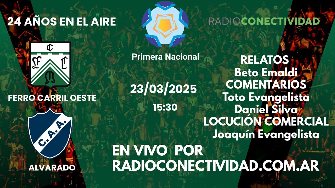 Ferro Carril Oeste vs. Alvarado (23/3/2025)