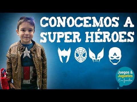 VISITAMOS A SUPER HÉROES MARVEL EN ESPAÑOL 🕷🔨🇺🇸 // Juegos y Juguetes en familia