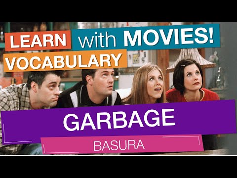 Vocabulario en inglés con pronunciacion y traduccion: 'GARBAGE'
