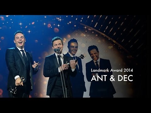 Ant & Dec receive the 2014 NTA Landmark Award