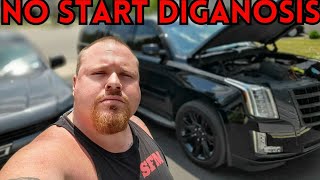 Mobile Mechanic Work Day {2015 Cadillac Escalade ESV} No Start Condition