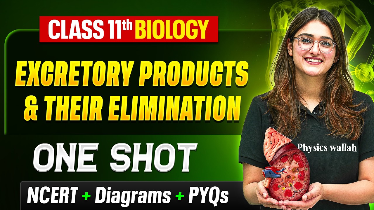 Excretory Products and their Elimination Class 11 One Shot 🔥 | NCERT + Diagrams | Biology Chapter 16