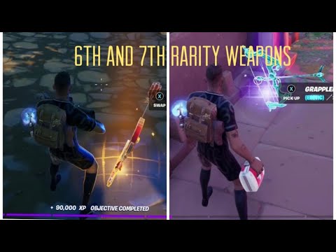 How to Mark Weapons of different rarity Epic Quest 6th and 7th Weapon Fortnite Season 6 Easy way