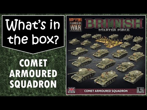 British Comet Armoured Squadron Flames of War 15mm Starter Army