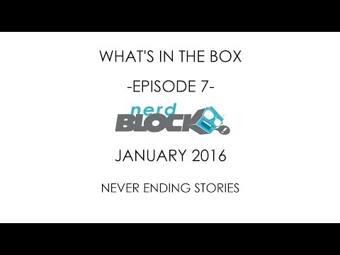 geekLIFE Suomi - What's in the Box - Episode 7 - Nerd Block - January 2016 - Never Ending Stories