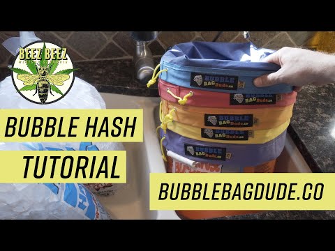 How to Make Ice Hash At Home by Hand with BubbleBag Dude Co.