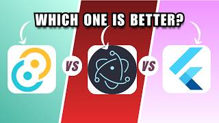 Tauri Vs Electron Vs Flutter | Which Desktop Framework Is Better?