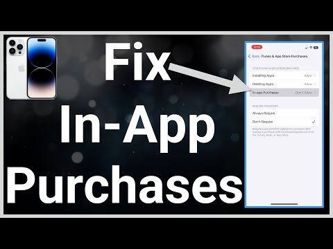 How To Fix iPhone Can't Make In-App Purchases