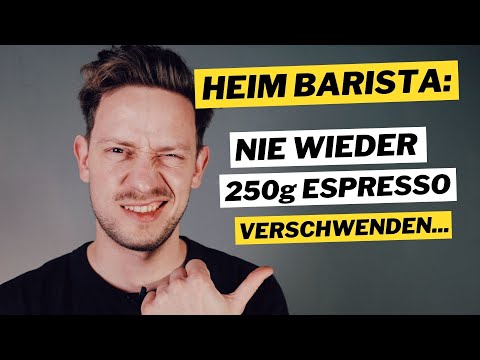 Schneller Espresso Einstellen Tipp! Nie wieder Kaffee verschwenden!