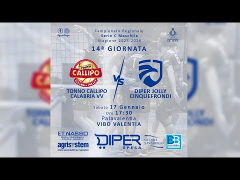 Pallavolo Serie CM | Tonno Callipo Calabria VV VS Diper Jolly Cinquefrondi