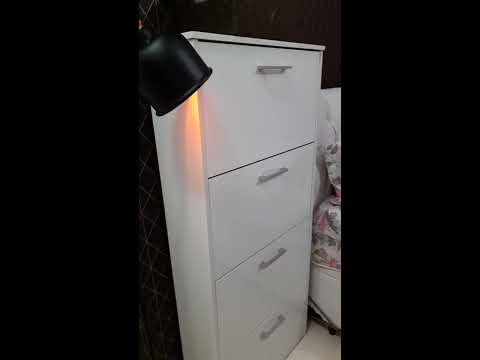 O que eu achei - Sapateira em leque - 4 gavetas