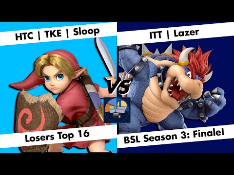 Basement Smash League Season 3: Finale! - Top 16 - Sloop (Young Link) vs. Lazer (Bowser) - SSBU