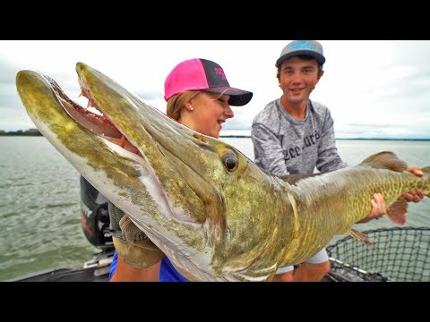 GREATEST MUSKY FISHING DAY EVER!!! - 12 MUSKIES IN ONE DAY!! EPIC TOPWATER!!