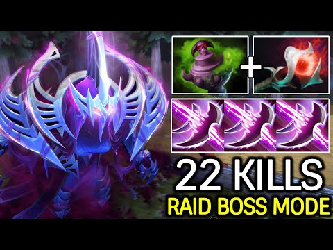 Spectre First Item Urn + Orchird – 22 Kills Nonstop Gank Dota 2