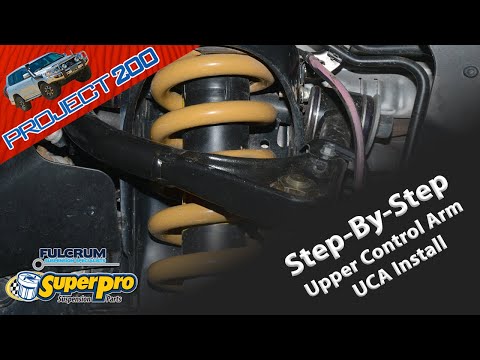 LandCruiser 200: SuperPro UCA upper control arms install (SPC arms and balljoints) - Project 200