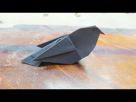 How to make a origami Bird - YouTube