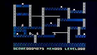 Loderunner on Atari 8 bit / Atari65XE. Gameplay & Commentary