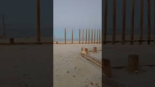 A very quick short and unplanned tour of the abandoned Salton Sea Naval Station pier